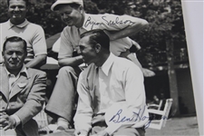 Ben Hogan And Byron Nelson Signed Augusta National GC Clubhouse Frank Christian Photo JSA ALOA