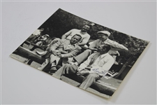 Ben Hogan And Byron Nelson Signed Augusta National GC Clubhouse Frank Christian Photo JSA ALOA