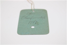1953 Open Championship at Carnoustie Ordinary Ticket No. 663