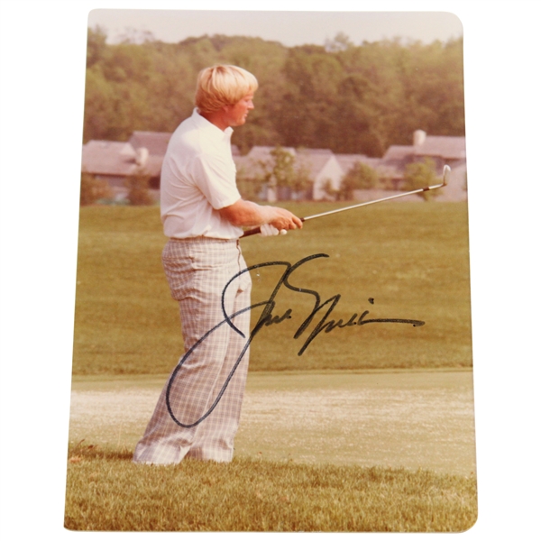 Jack Nicklaus Signed Original Photo JSA ALOA