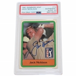 Jack Nicklaus Signed 1981 Donruss Rookie Card PSA/DNA Certified Auto Grade GEM-MT 10 #68014623