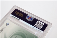 Jack Nicklaus Signed 2002 SP Game Used Golf Front 9 Fabric PSA/DNA Certified Auto Grade GEM-MT 10 #68014100