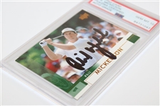 Phil Mickelson Signed 2002 Upper Deck Rookie Card PSA/DNA Certified Auto Grade GEM-MT 10 #84731047