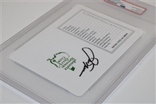 Jack Nicklaus Signed Augusta National Golf Club Scorecard PSA/DNA Certified Auto Grade Authentic #84256630