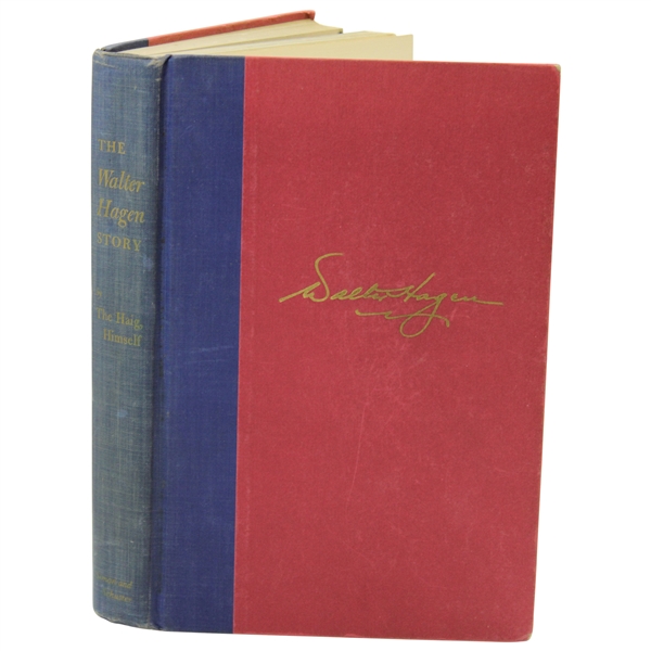 Walter Hagen Signed 1956 The Walter Hagen Story by The Haig Himself JSA ALOA
