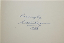 Walter Hagen Signed 1956 'The Walter Hagen Story' by The Haig Himself JSA ALOA