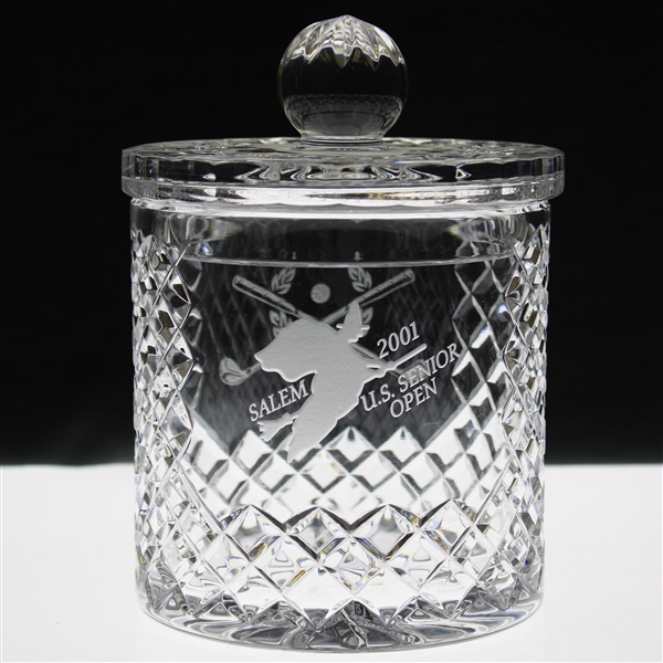 2001 US Senior Open Championship at Salem Glass Jar with Lid