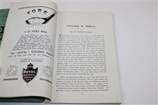 1933 Open Championship at St. Andrews Official Wednesday Program