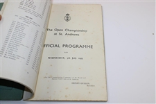 1933 Open Championship at St. Andrews Official Wednesday Program