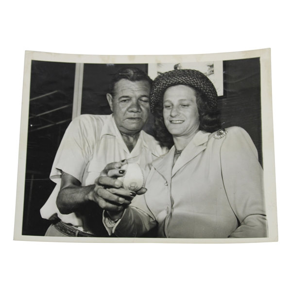 Babe Ruth & Babe Zaharias The Babes 8/13/1947 Press Photo - Close Shot