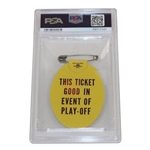 Jack Nicklaus Signed 1965 Masters SERIES Badge #23352 PSA/DNA #68013340