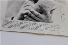 Jack Nicklaus Tallies His Score in 1963 British Open AP Wire Photo 