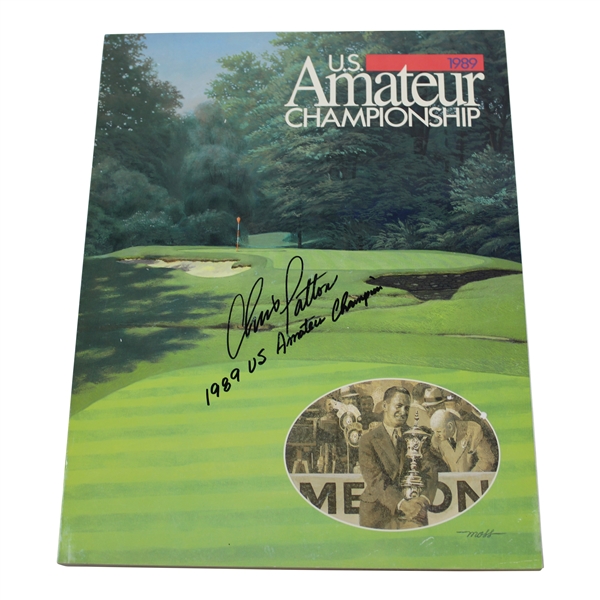Chris Patton Signed 1989 US Amateur at Merion Program w/1989 US Amateur Champion JSA ALOA