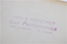 Bobby Jones Original George Pietzcker Photo w/ U.S. Am Champs Von Elm, Gardner & Marston