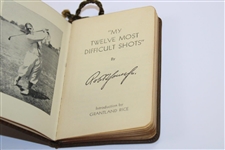 1929 'My Twelve Most Difficult Shots by bobby Jones' 1st Edition Book in Mint Condition