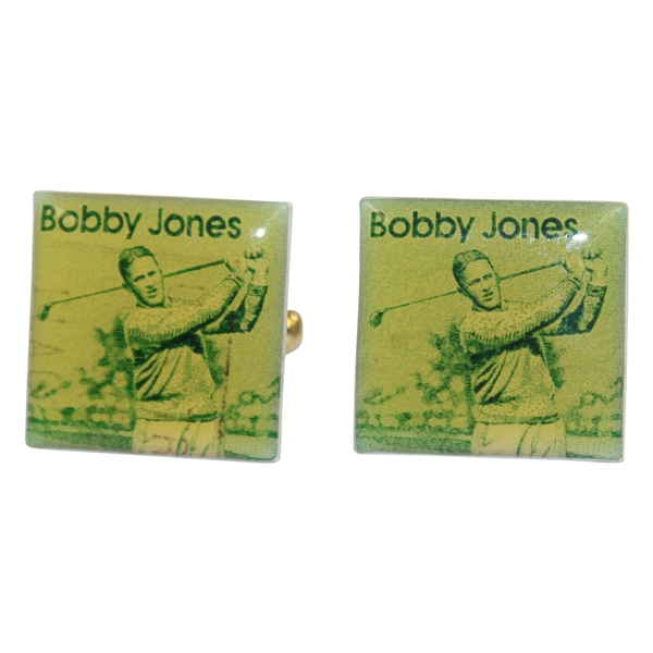 Unmarked & Undated Pair of Bobby Jones Image Cuff Links