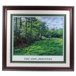 Field Signed 2000 The Masters Poster - Framed JSA ALOA