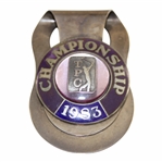 Bobby Clampetts 1983 TPC Championship Contestant Clip/Badge