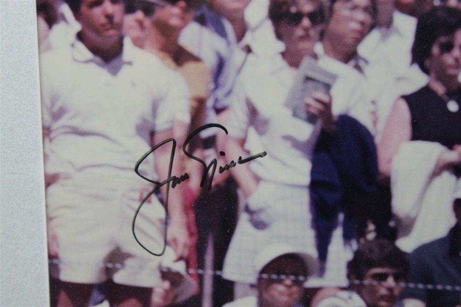 Jack Nicklaus Signed Large Post-Swing Color Photo - Framed JSA ALOA