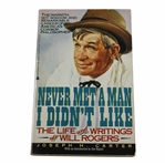 Payne Stewarts Never Met A Man I Didnt Like Book Signed & Personalized by Author Joseph Carter