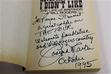 Payne Stewart's 'Never Met A Man I Didn't Like' Book Signed & Personalized by Author Joseph Carter