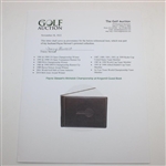 Payne Stewart's Michelob Championship at Kingsmill Guest Book