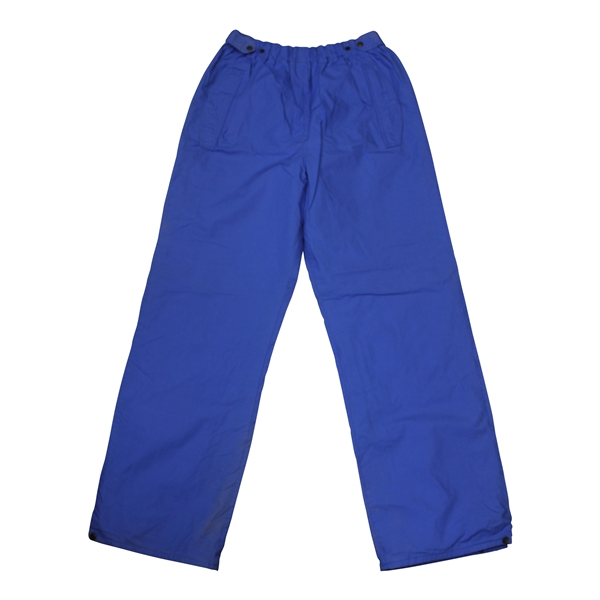 Payne Stewarts Personal Used Bobby Jones Collection Blue Golf Rain Pants