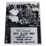 Jack Nicklaus Signed 1957 National Jaycee Tournament Photo JSA ALOA