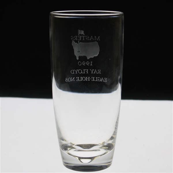 Ray Floyd's 1990 Masters Tournament Hole No. 8 Steuben Crystal Eagle Glass