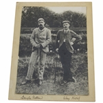 Late 1800’s Alex Herd & Douglas Rolland Signed Matting with Mounted B & W Photo JSA ALOA