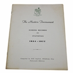 1978 Augusta National The Masters Tournament Scoring Records & Statistics Booklet - Inglish