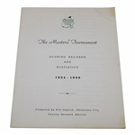 1990 Augusta National The Masters Tournament Scoring Records & Statistics Booklet - Inglish