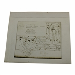 Early 1930s North Shore Golf Club of Glenview, Illinois Course Plan - Wendell Miller Collection