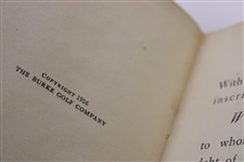 1916 'Golf Club Selection' Book by Harry Vardon in VG Condition