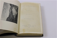 1893 'St. Andrews' by Andrew Lang Book in Fine Condition