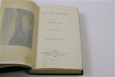 1893 'St. Andrews' by Andrew Lang Book in Fine Condition