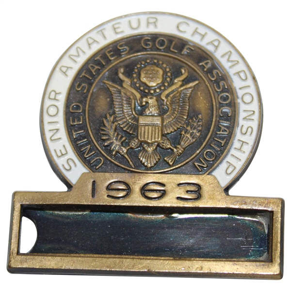 1963 Senior Amateur at Sea Island Golf Club Contestant Badge
