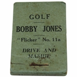 Bobby Jones Golf "Flicker" No. 11a - Drive & Mashie Book - Printed in England