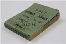 Bobby Jones Golf Flicker No. 11a - Drive & Mashie Book - Printed in England