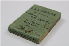Bobby Jones Golf Flicker No. 11a - Drive & Mashie Book - Printed in England