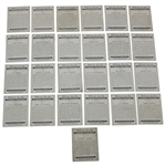 Full Set of Twenty-Five (25) WD & HO Wills Famous Golfers Tobacco Golf Cards