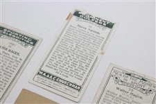 Three (3) Churchman's Cigarette Golf Cards (Hagen x2 & Vardon) with Tait Ogden Card