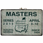 2015 Masters Tournament Wooden Badge Sign