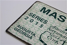 2015 Masters Tournament Wooden Badge Sign