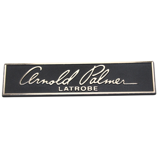 Arnold Palmer Latrobe Plastic Name Plate