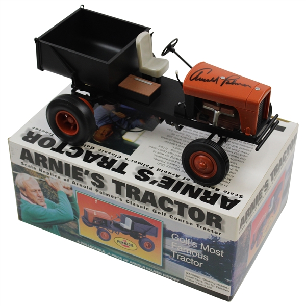 Arnold Palmer Signed Arnies Tractor Model in Box JSA Full #Z74225