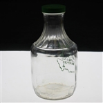 c. 1960's Augusta National Masters Champs Ceremony De Soto Spring Water Glass Jug