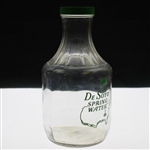 c. 1960's Augusta National Masters Champs Ceremony De Soto Spring Water Glass Jug