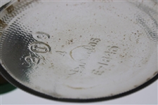 c. 1960's Augusta National Masters Champs Ceremony De Soto Spring Water Glass Jug