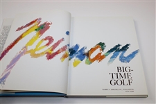 LeRoy Neiman Signed 1992 'Big Time Golf' Book JSA #N35984